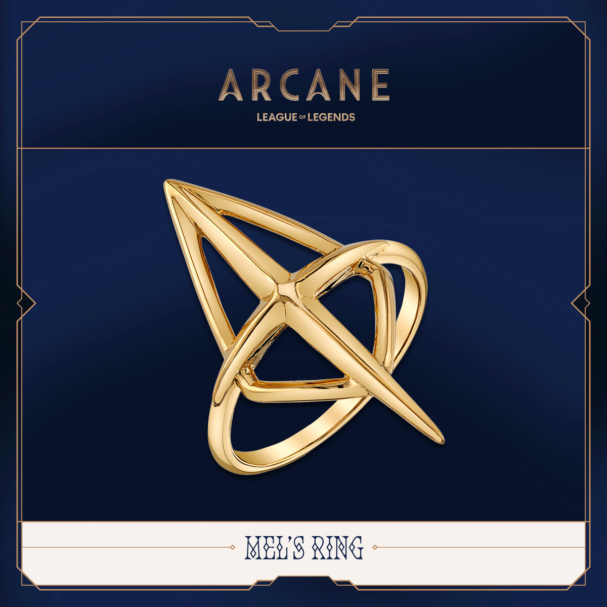 League of Legends X RockLove ARCANE Mel's Ring Jewelry decoration