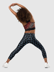 KPop Demon Hunters Kids Leggings HUNTR/X Icons