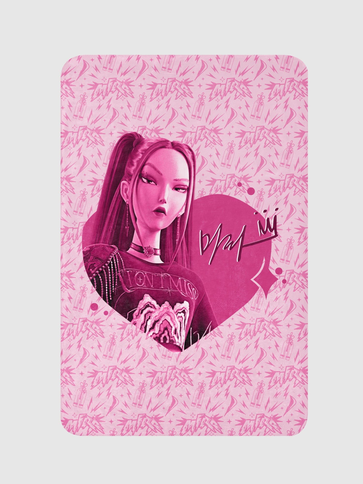 KPop Demon Hunters Sherpa Blanket Mira