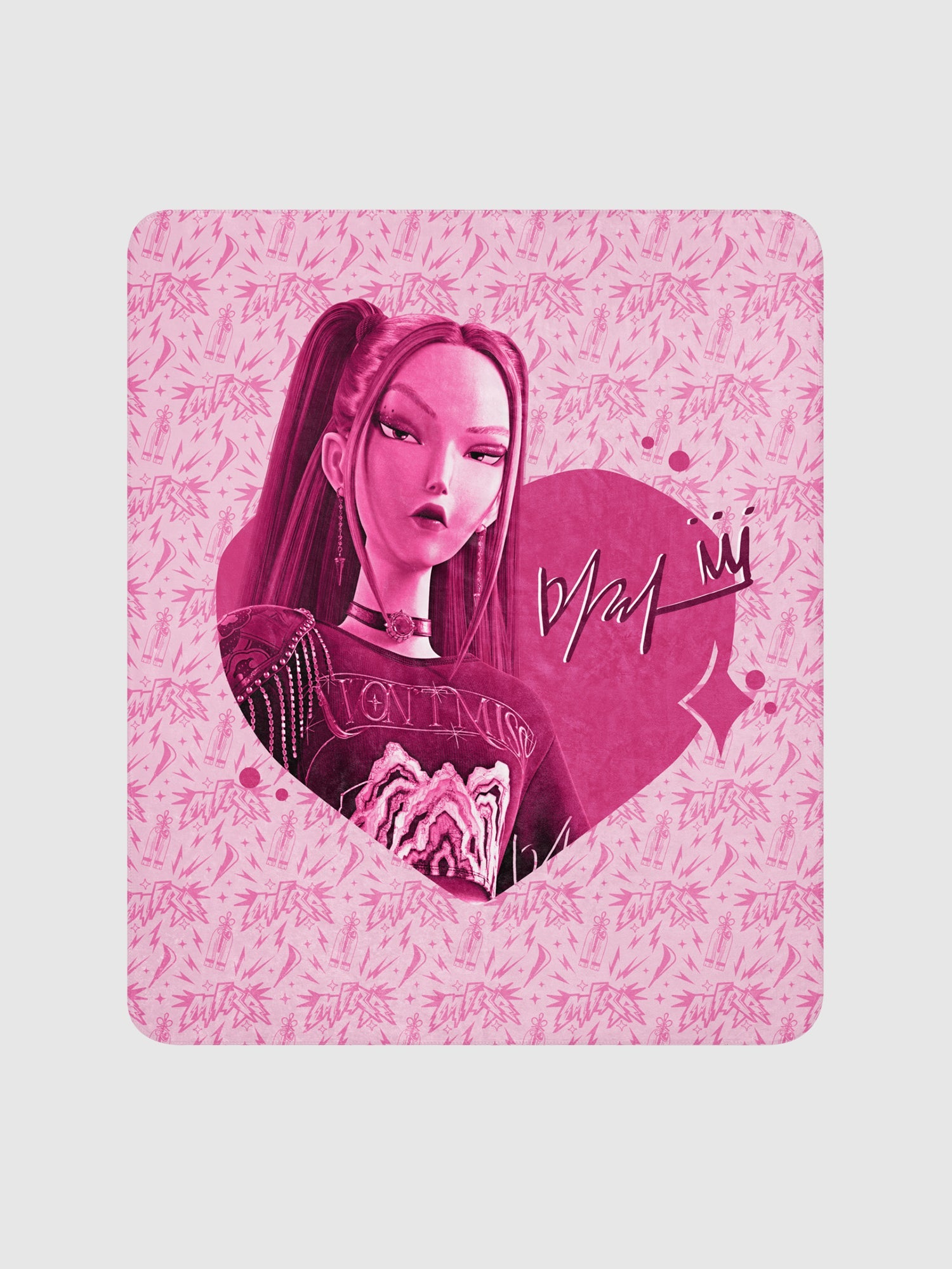 KPop Demon Hunters Sherpa Blanket Mira