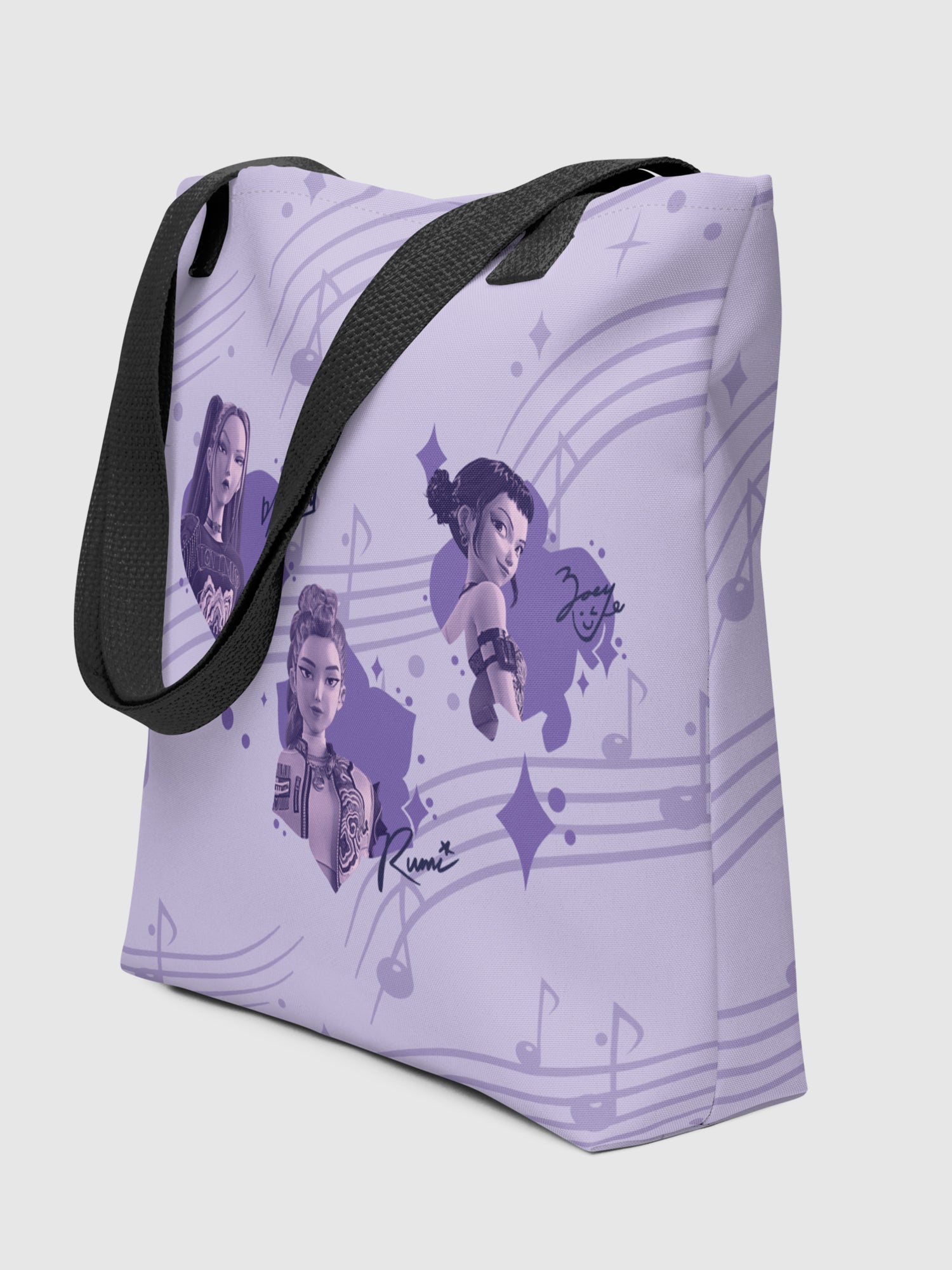 KPop Demon Hunters Tote Bag HUNTR/X Music Notes