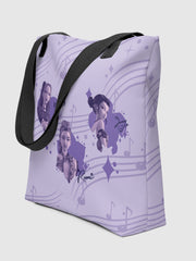 KPop Demon Hunters Tote Bag HUNTR/X Music Notes