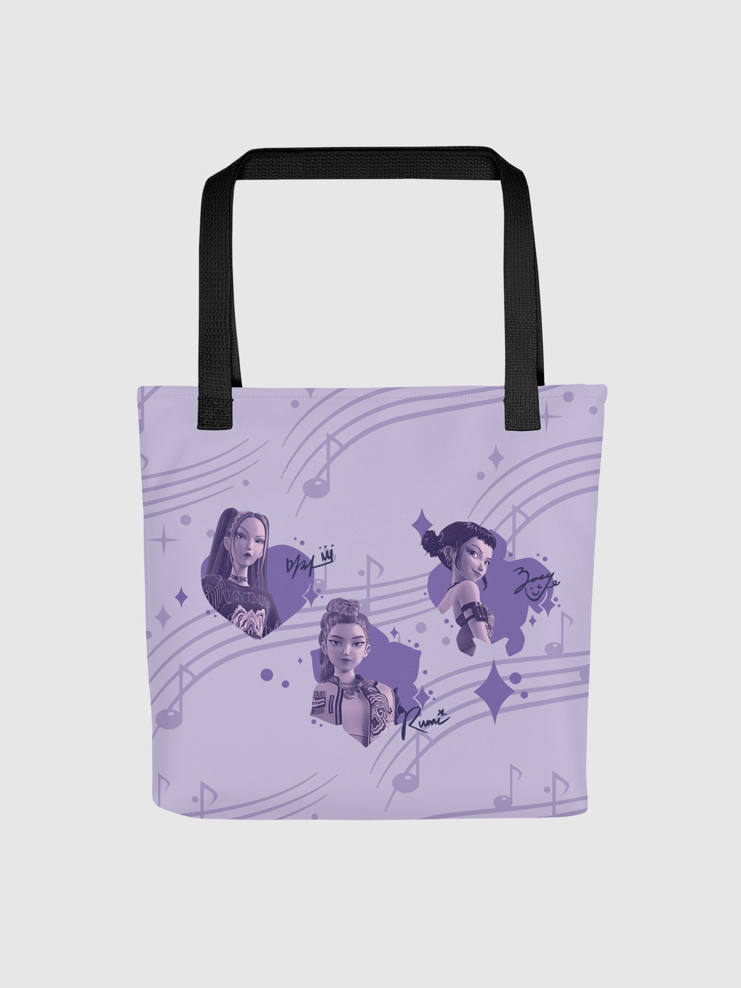 KPop Demon Hunters Tote Bag HUNTR/X Music Notes