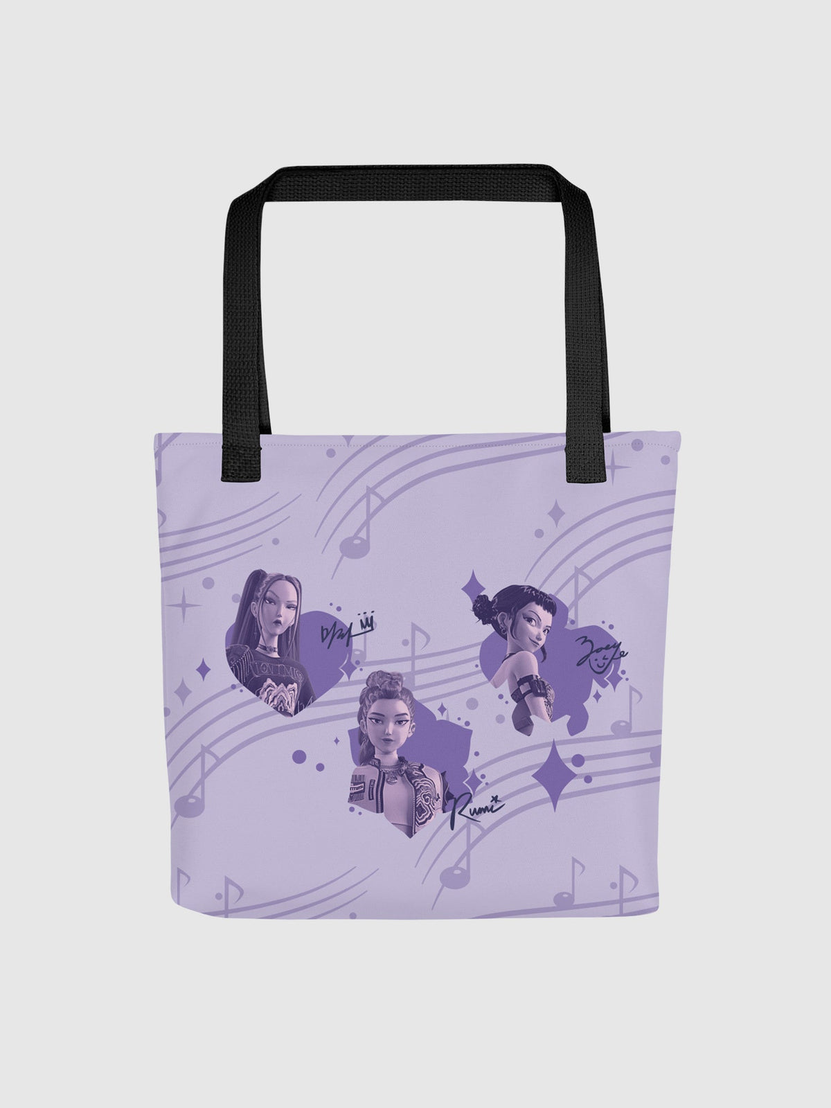 KPop Demon Hunters Tote Bag HUNTR/X Music Notes