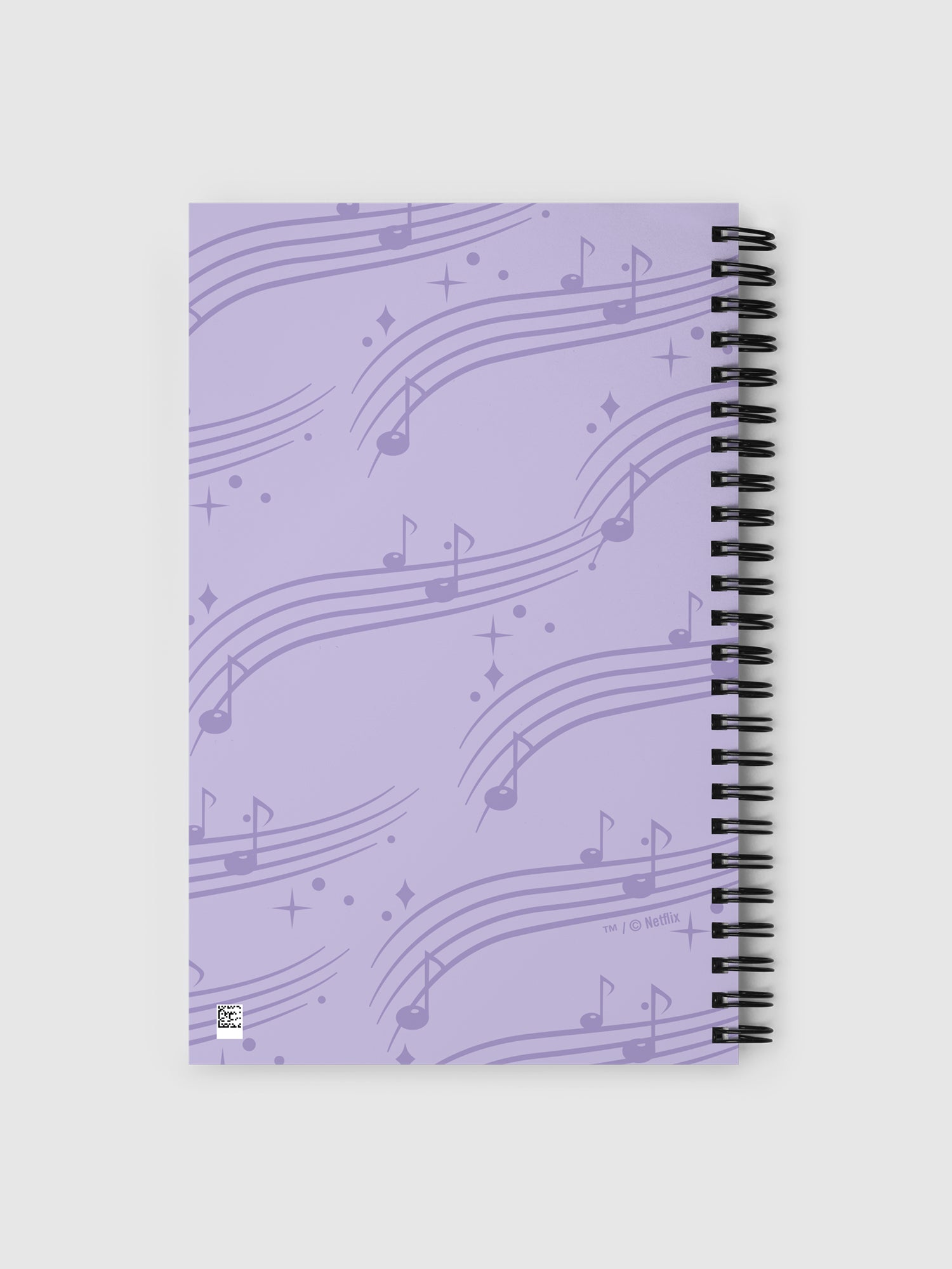 KPop Demon Hunters Spiral Notebook HUNTR/X Music Notes