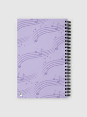 KPop Demon Hunters Spiral Notebook HUNTR/X Music Notes
