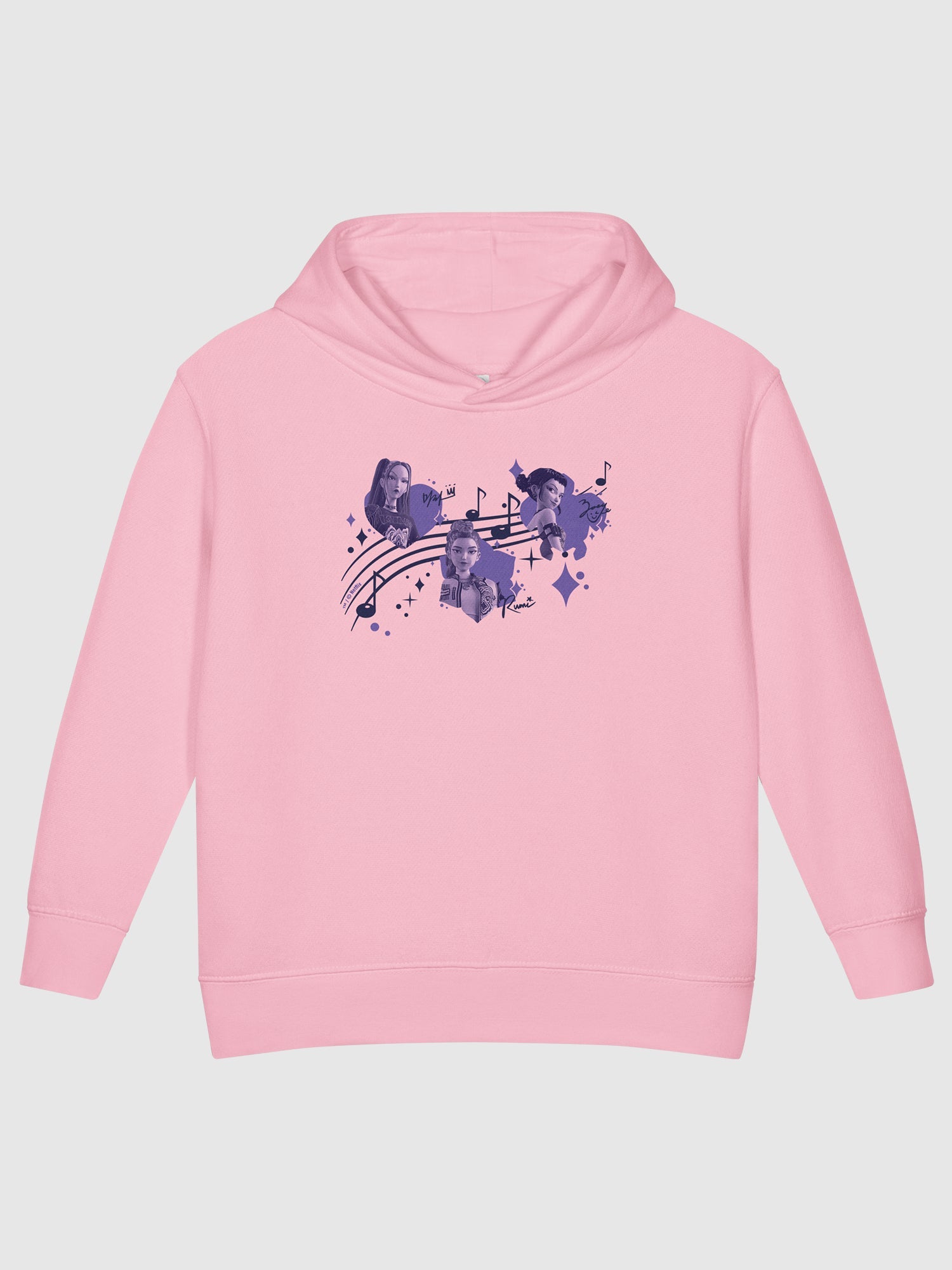 KPop Demon Hunters Toddler Crewneck Sweatshirt HUNTR/X Music Notes