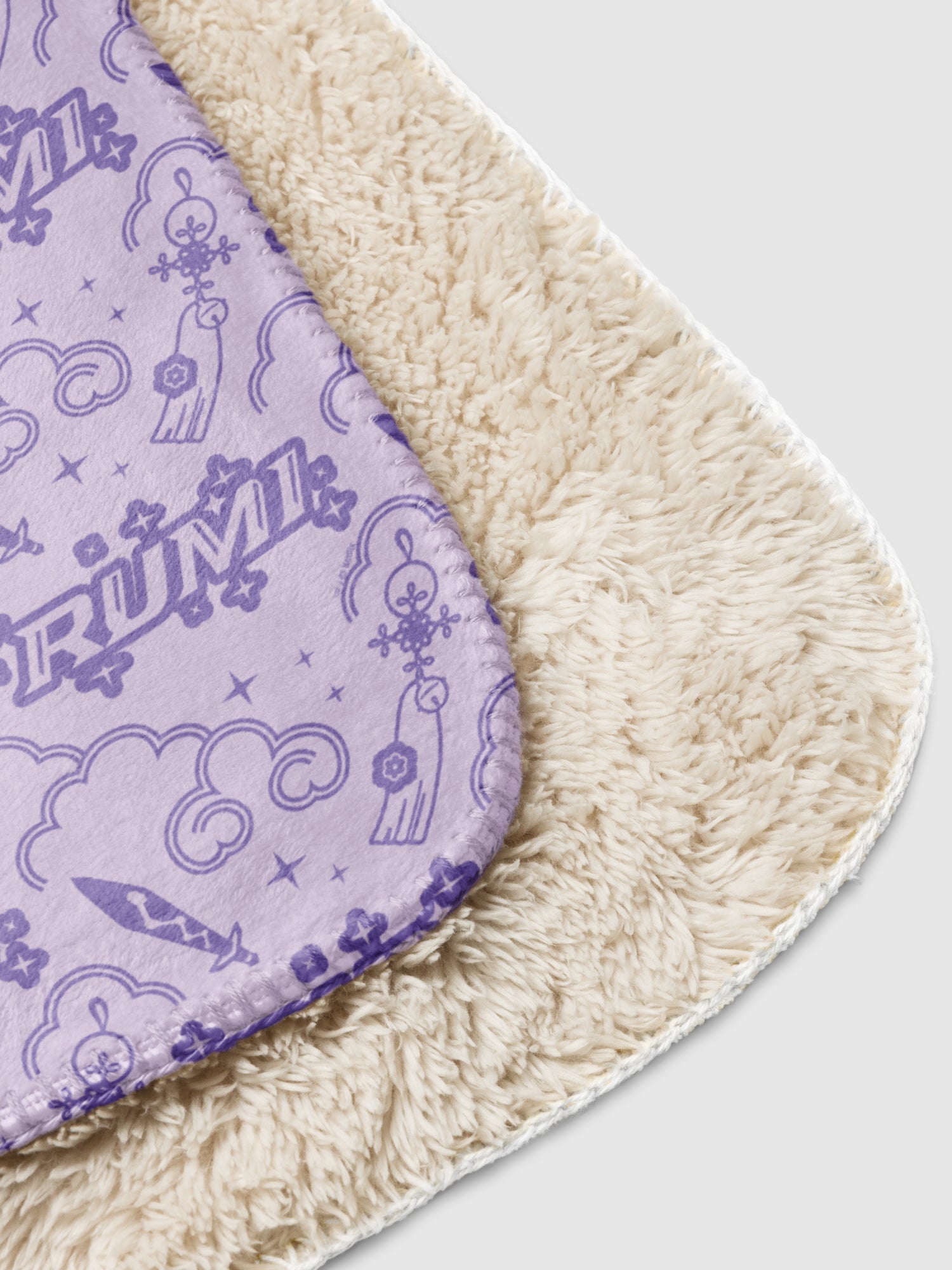 KPop Demon Hunters Sherpa Blanket Rumi