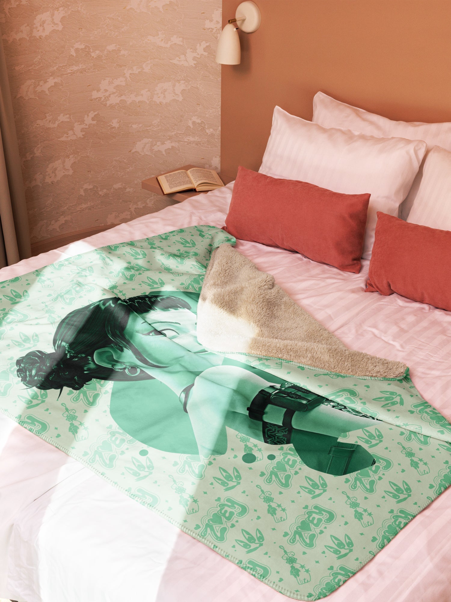 KPop Demon Hunters Sherpa Blanket Zoey