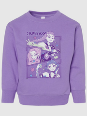 KPop Demon Hunters Toddler Crewneck Sweatshirt HUNTR/X