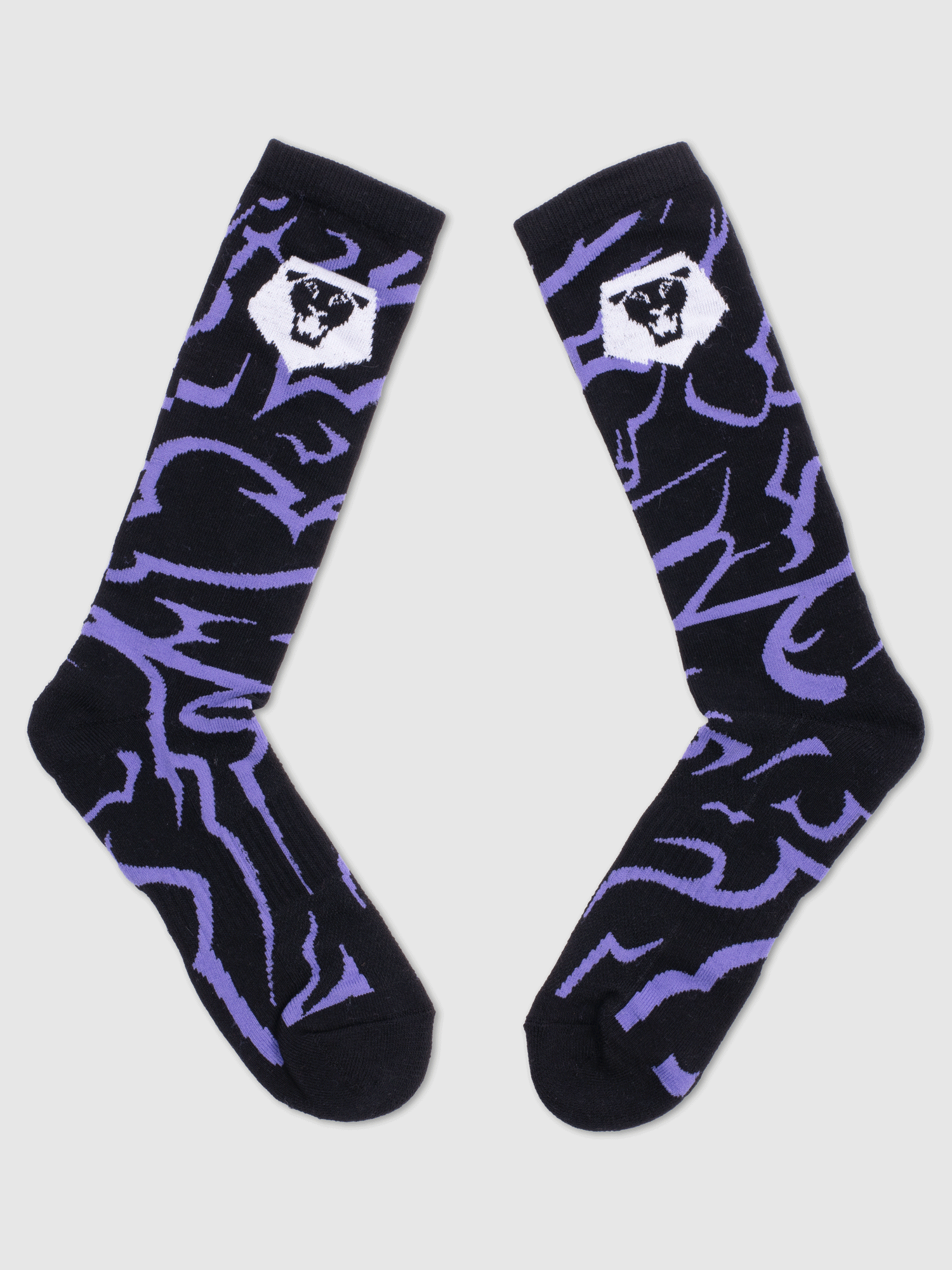 KPop Demon Hunters Athletic Crew Sock Saja Boys Glow In The Dark