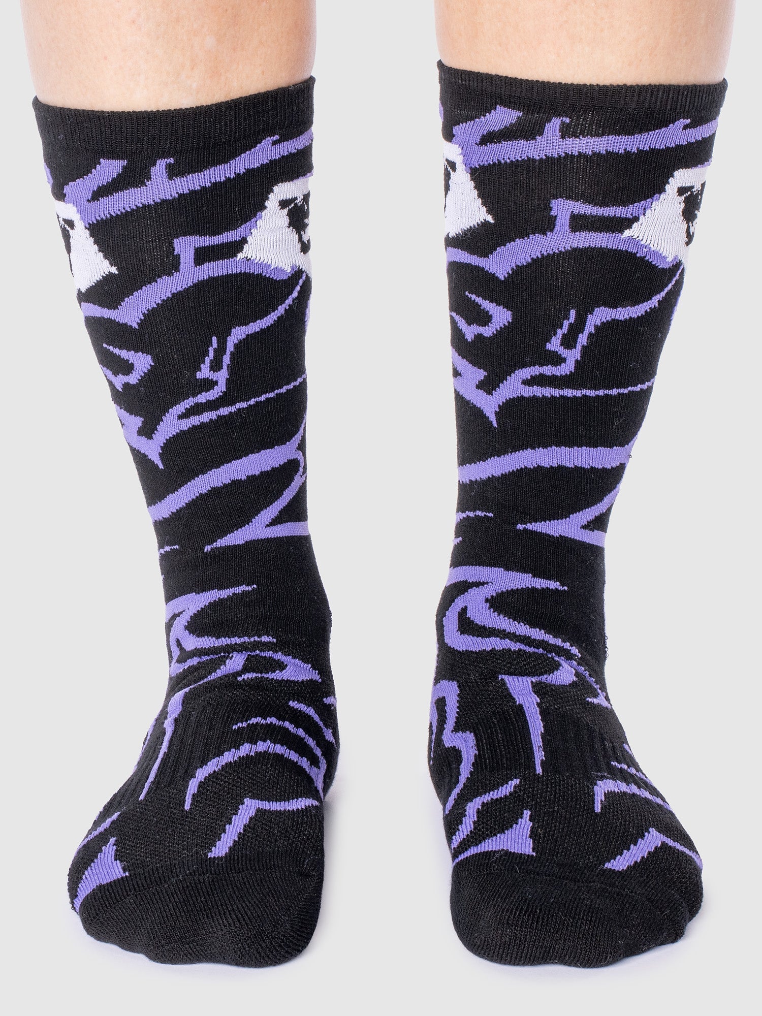 KPop Demon Hunters Athletic Crew Sock Saja Boys Glow In The Dark