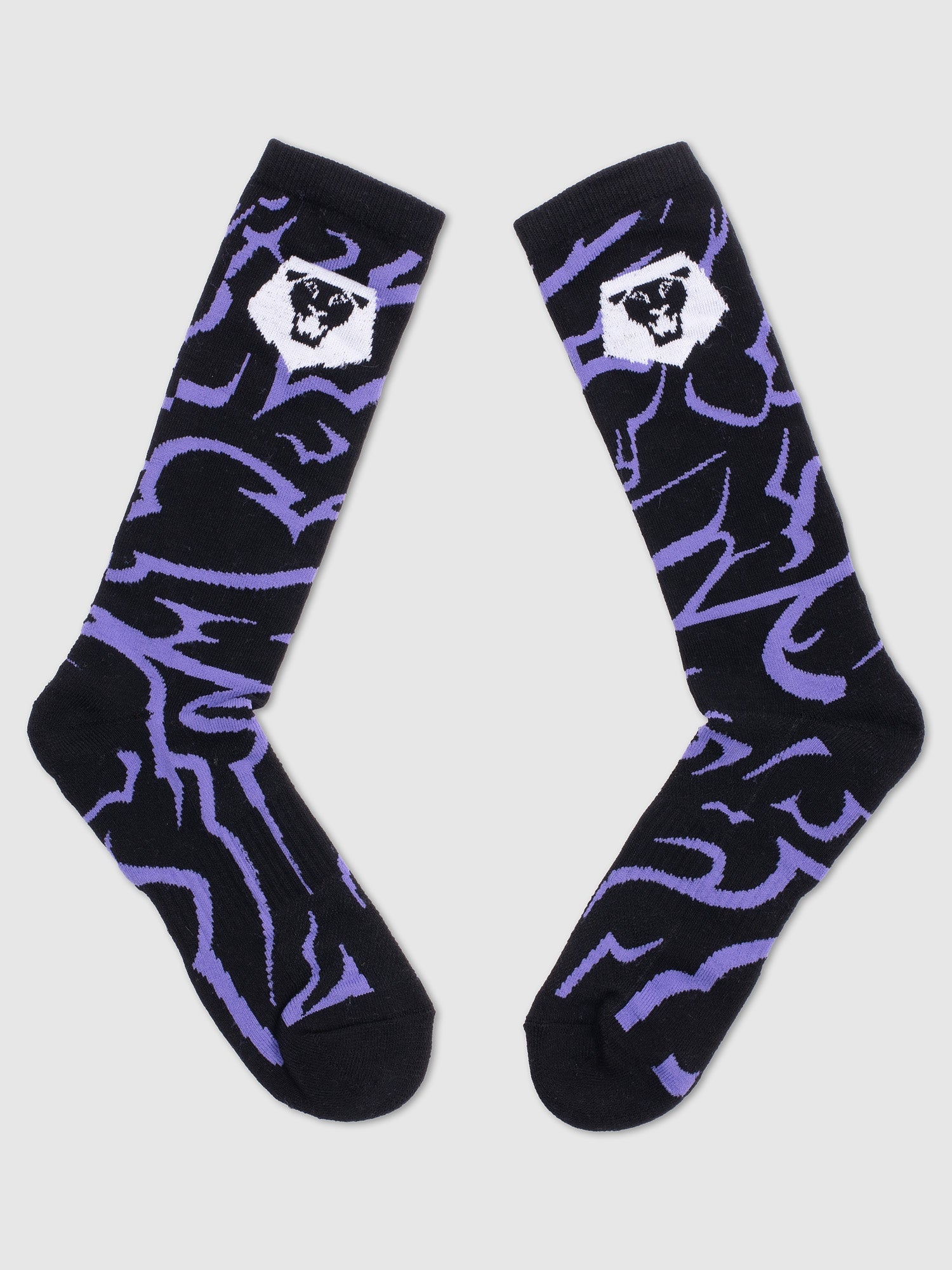 KPop Demon Hunters Athletic Crew Sock Saja Boys Glow In The Dark
