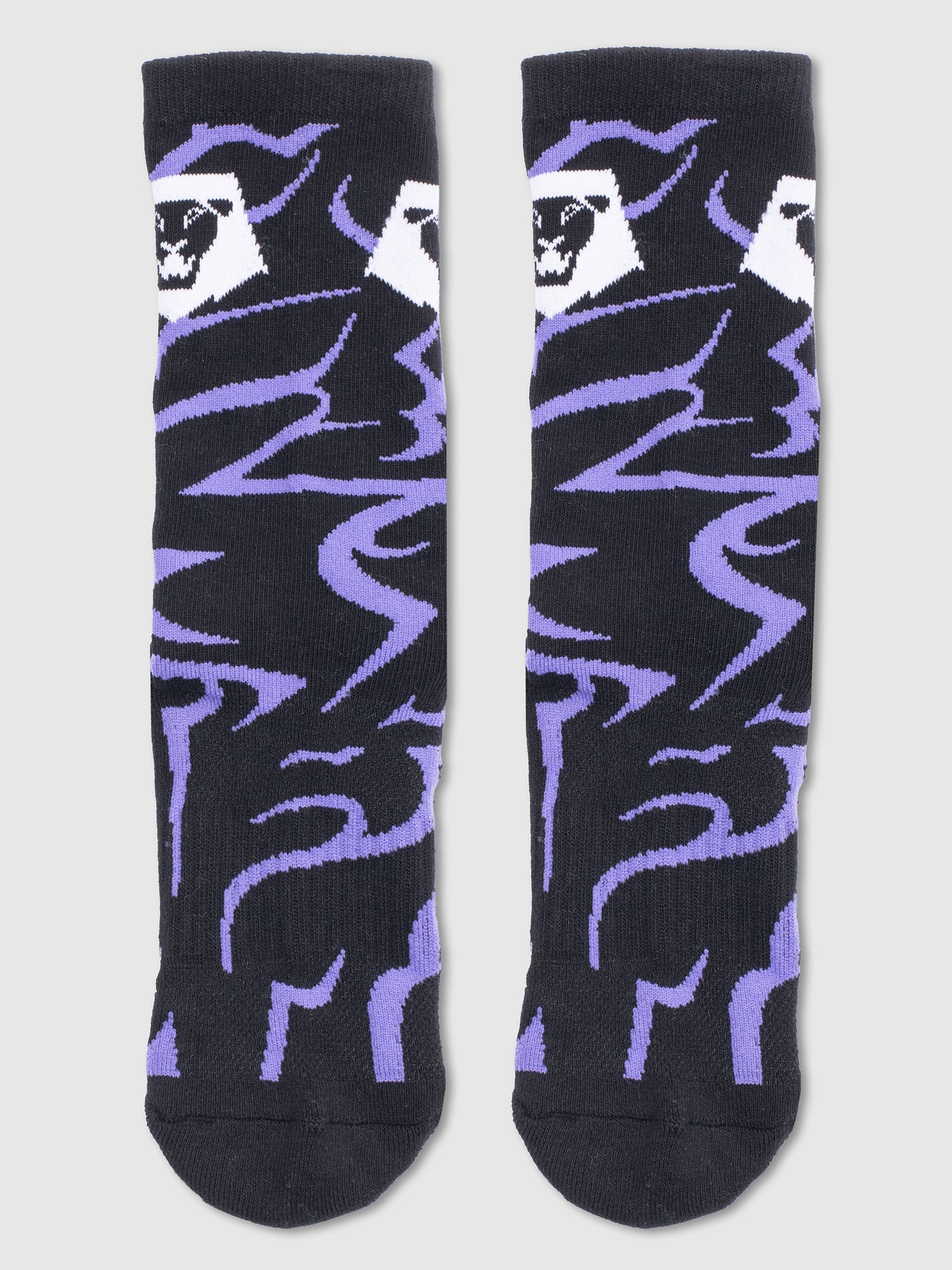 KPop Demon Hunters Youth Athletic Crew Sock Saja Boys Glow In The Dark