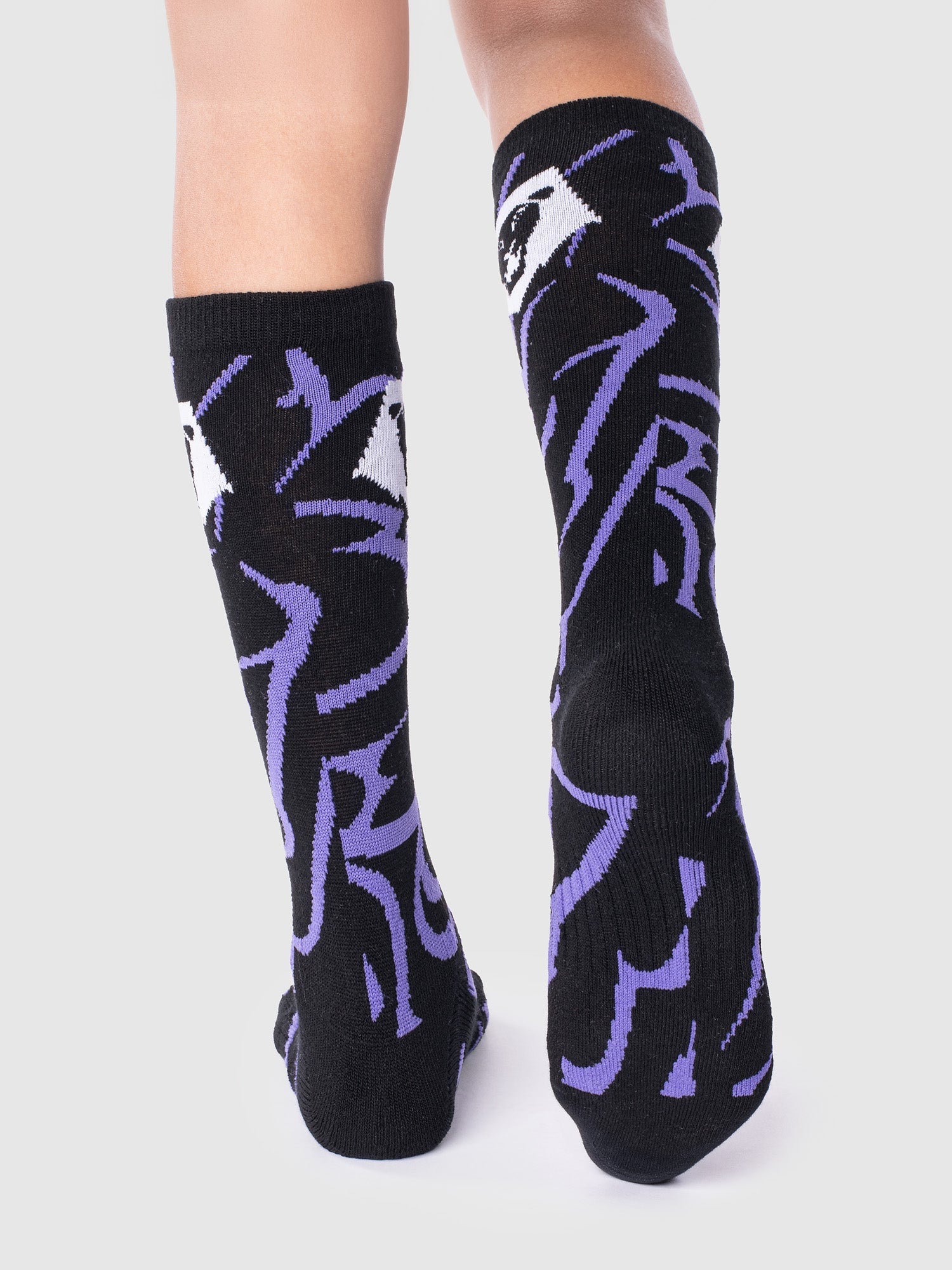 KPop Demon Hunters Youth Athletic Crew Sock Saja Boys Glow In The Dark