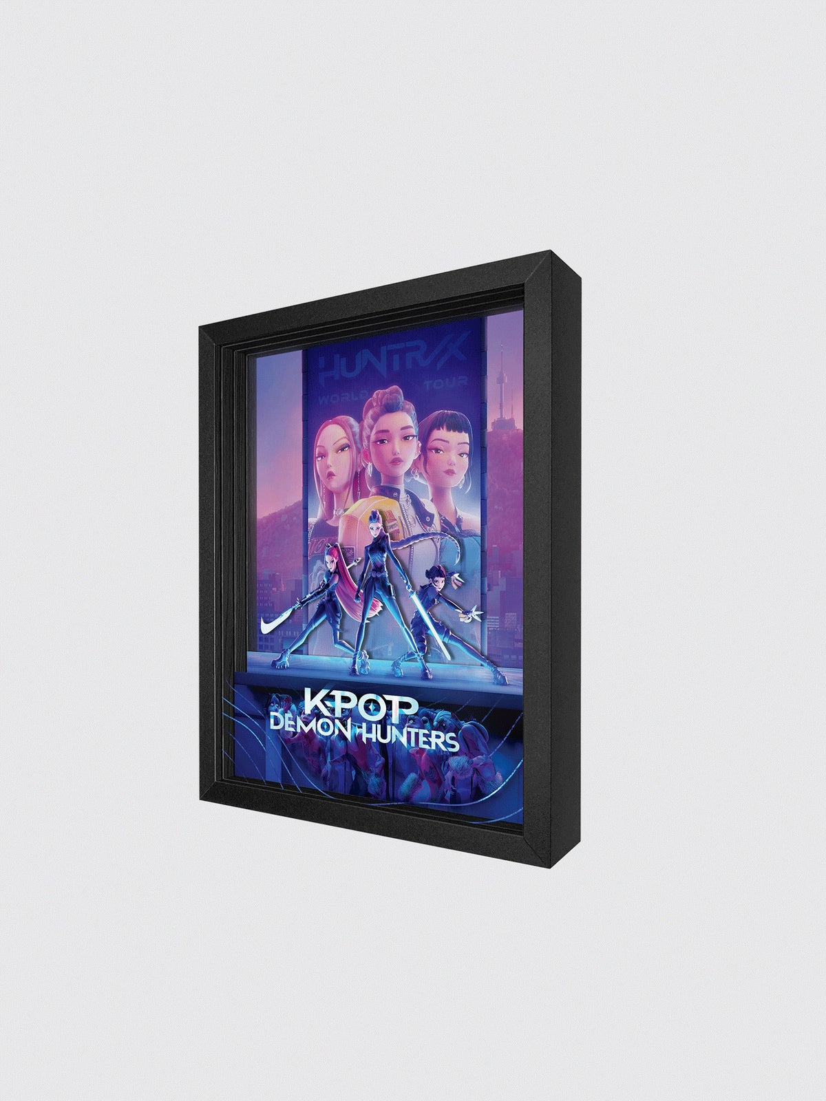 KPop Demon Hunters Shadowbox Art