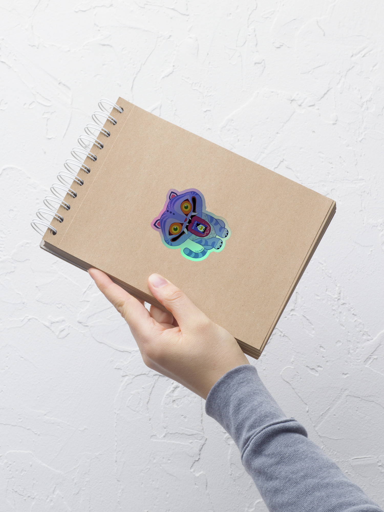 KPop Demon Hunters Derpy Tiger Holographic Sticker