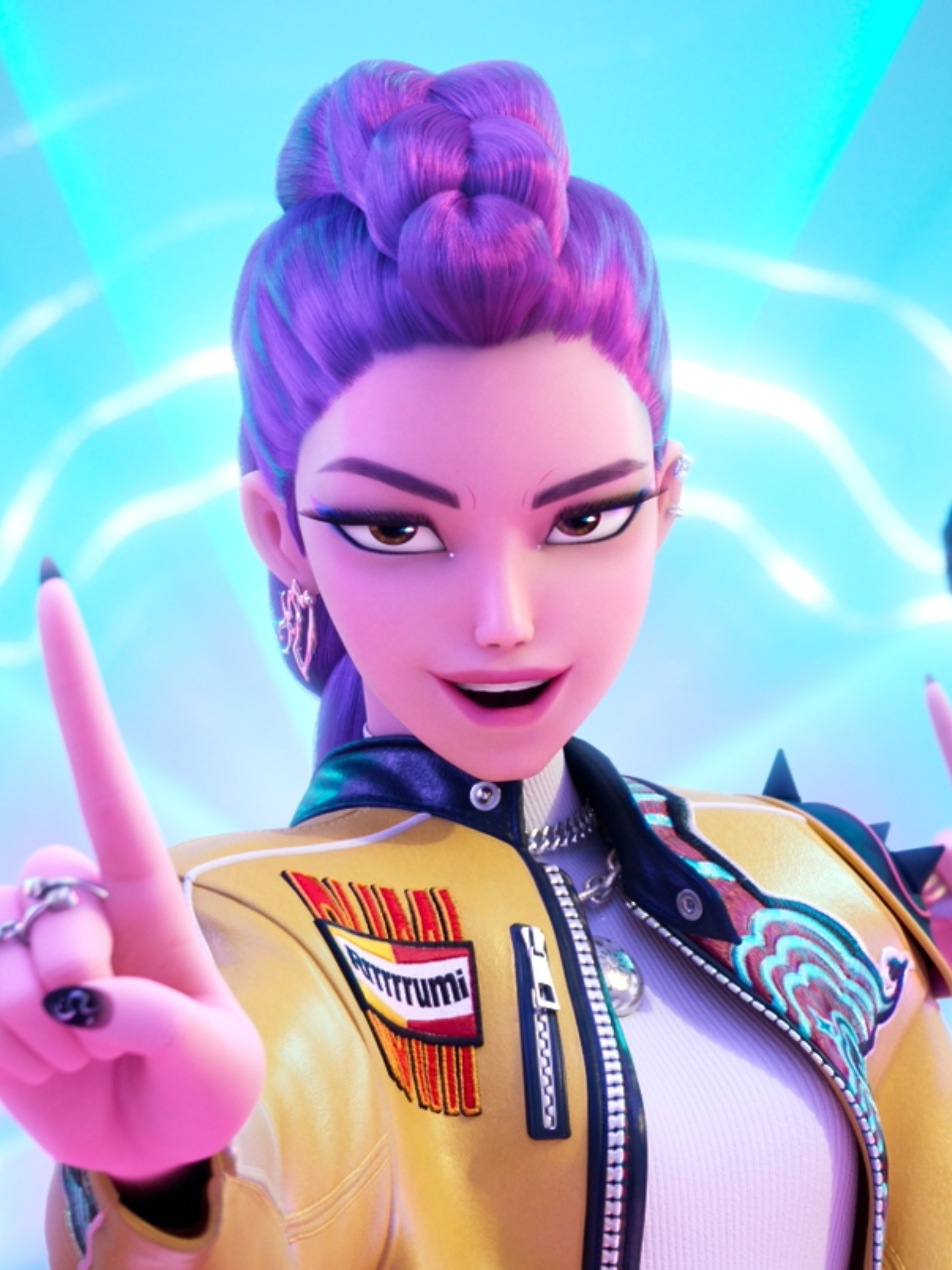 KPop Demon Hunters Rumi's Yellow Jacket