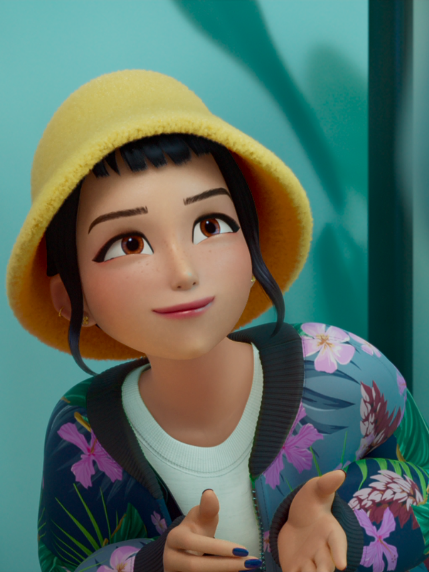 KPop Demon Hunters Zoey's Reversible Bucket Hat
