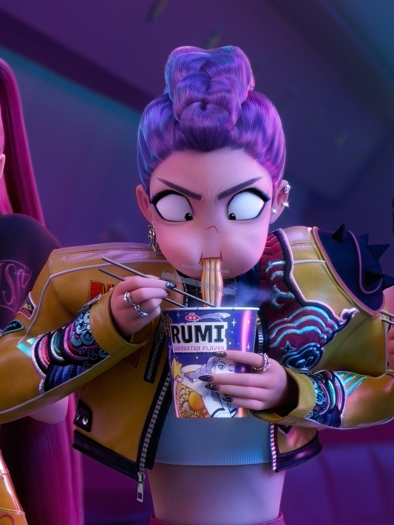 KPop Demon Hunters Rumi Ramyeon Can Glass