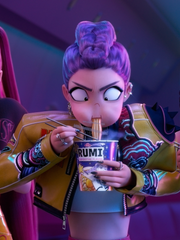 KPop Demon Hunters Rumi Ramyeon Can Glass