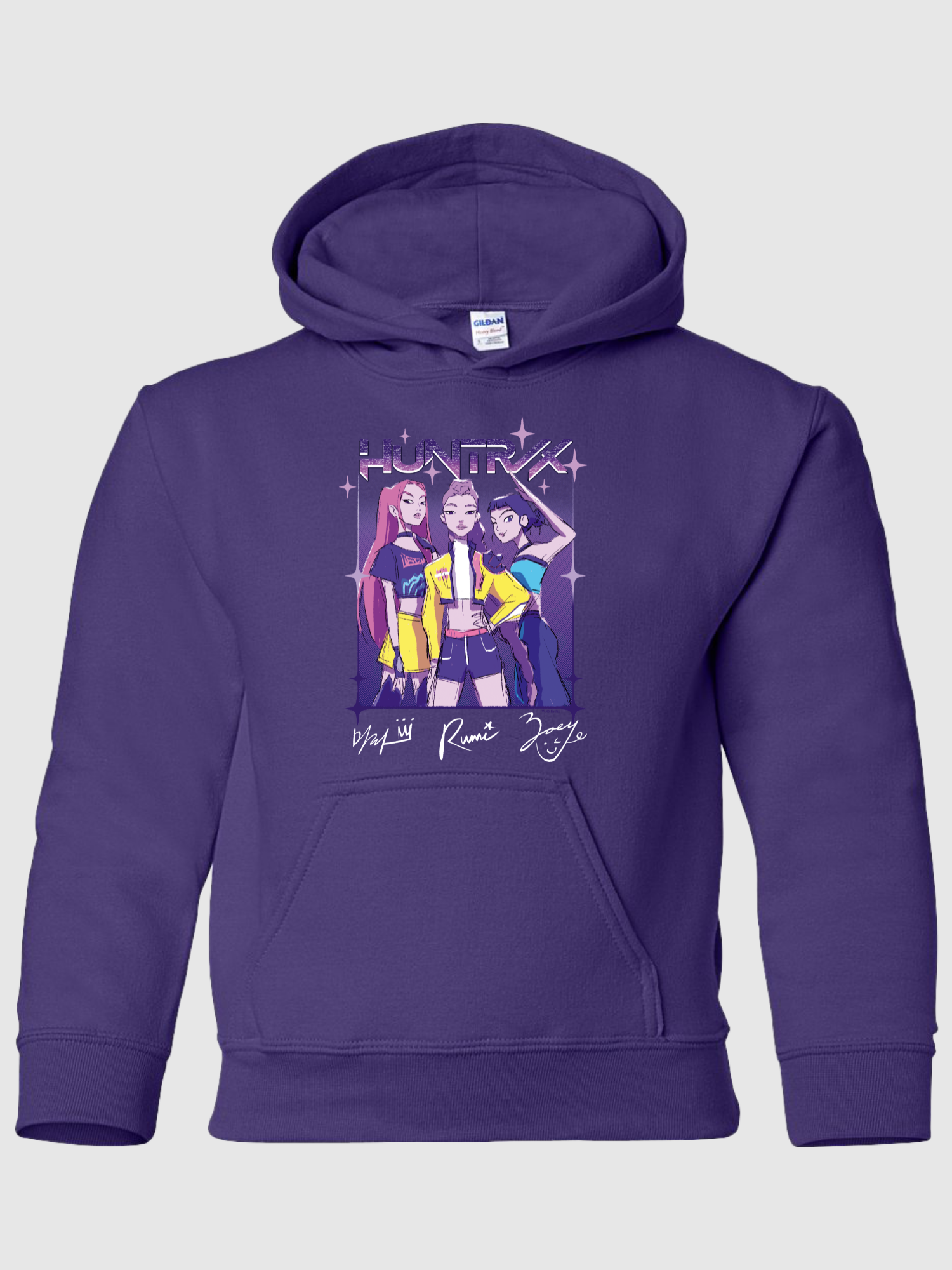 KPop Demon Hunters Kids Hoodie HUNTR/X Sketch
