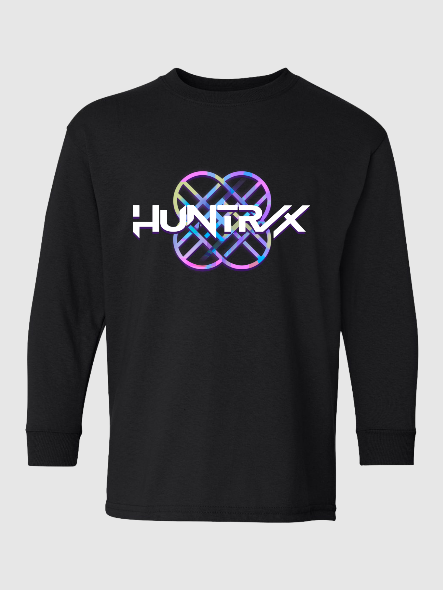 KPop Demon Hunters HUNTR/X Logo Kids Long Sleeve T-Shirt