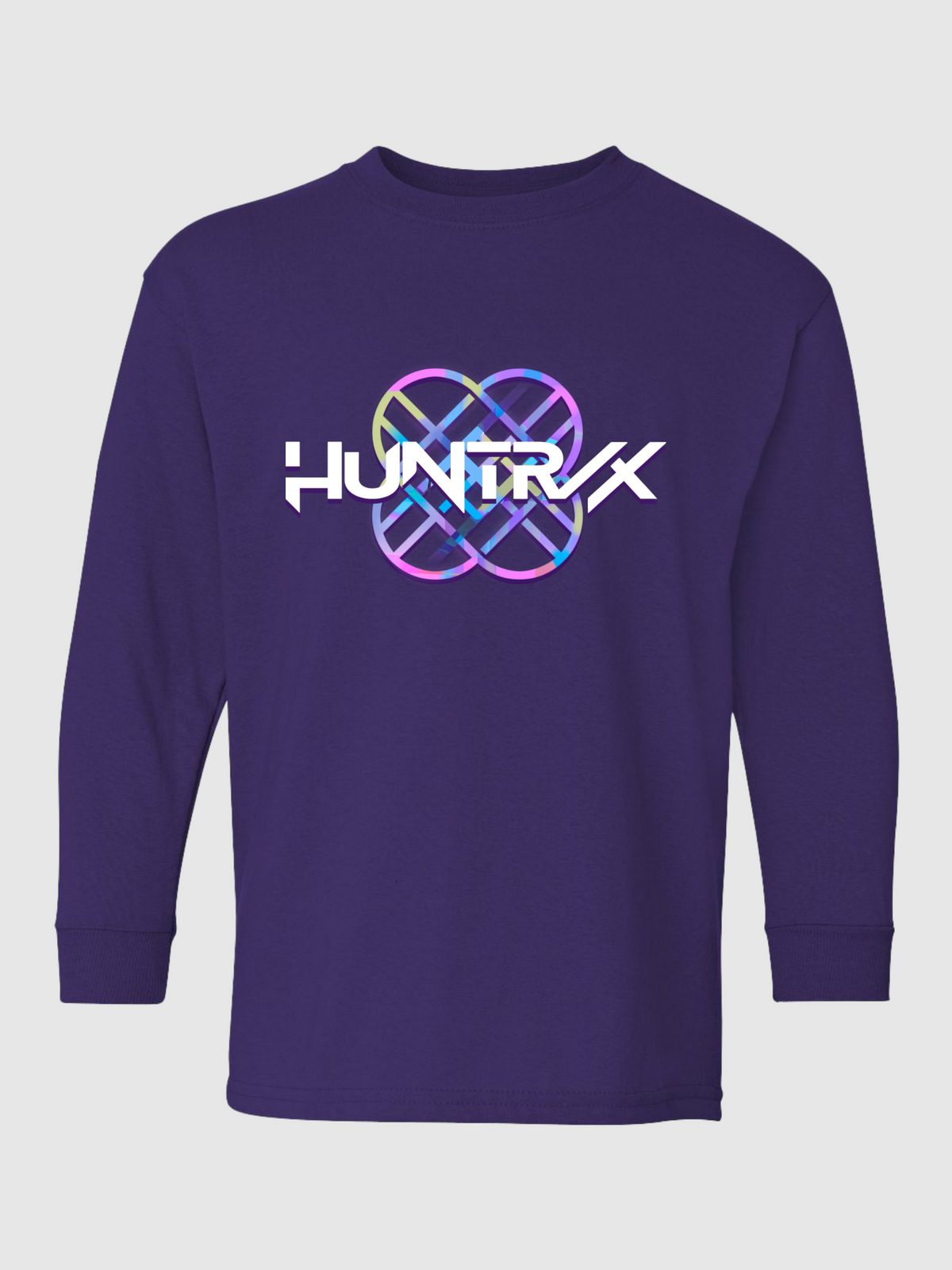 KPop Demon Hunters HUNTR/X Logo Kids Long Sleeve T-Shirt