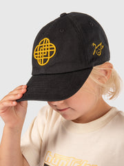 KPop Demon Hunters Gold Embroidered Youth Hat HUNTR/X Logo & Zoey Signature