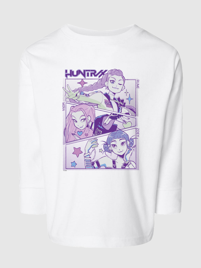KPop Demon Hunters Toddler Long Sleeve T-Shirt HUNTR/X