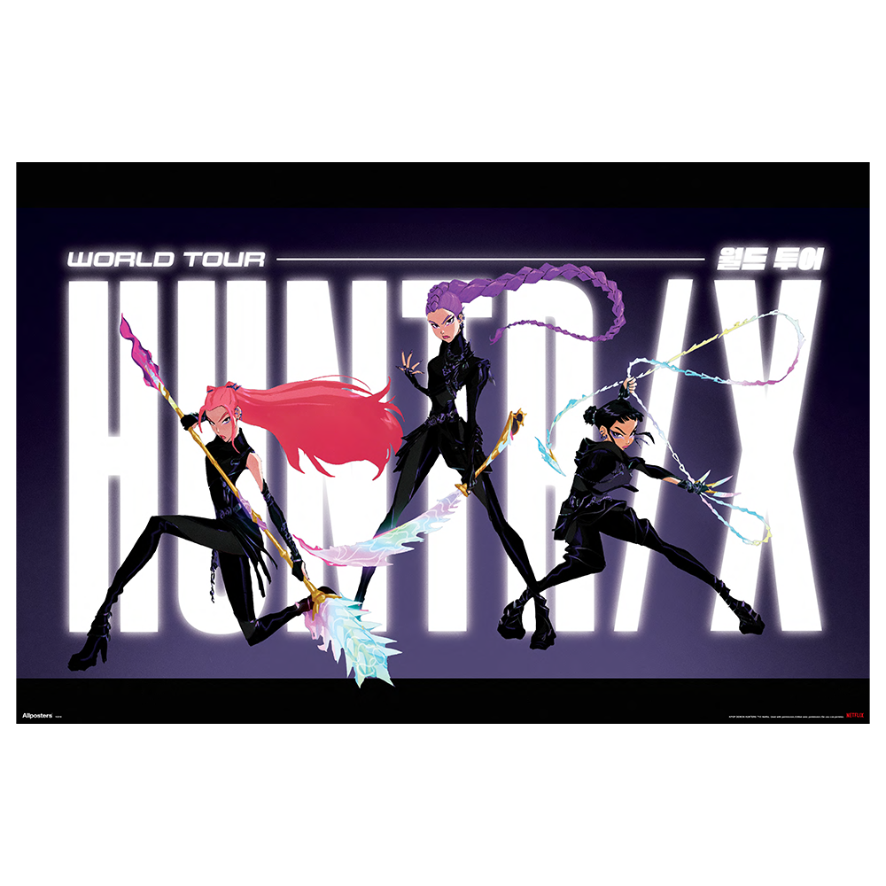 KPop Demon Hunters Huntr/x World Tour Poster (Store Exclusive)