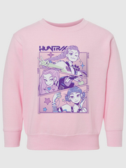 KPop Demon Hunters Toddler Crewneck Sweatshirt HUNTR/X